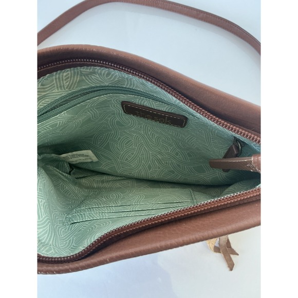 The Sak Sanibel Leather Crossbody Bag Brown Adjustable Strap Purse - Picture 12 of 15